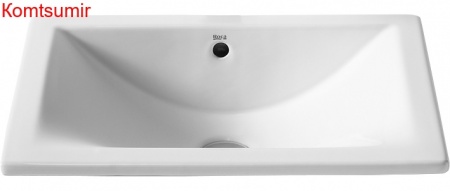 Раковина встраиваемая сверху Roca DIVERTA 50х38х17, керамика, цвет Белый (7.3271.1.400.0)