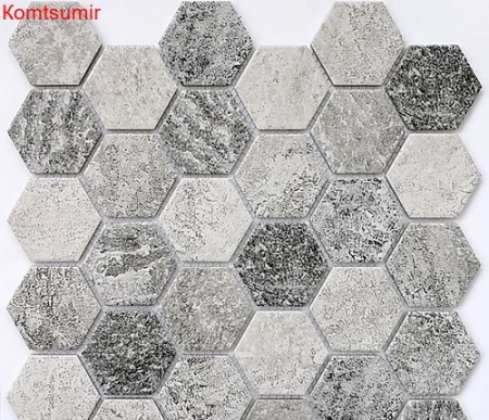 Мозаика Olmeto Grey 6*51*59 282*271 Мозаика Olmeto Grey 6*51*59 282*271
