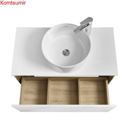 Столешница под раковину Aquaton Либерти 90 белый глянец (1A279703LY010)