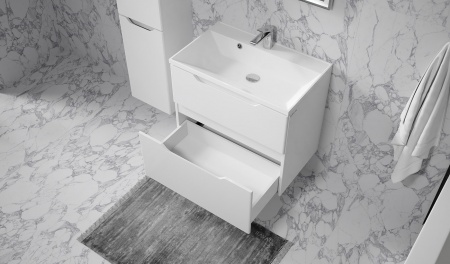 Тумба Wector 70 подвесная белая