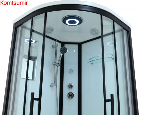 Timo Standart T-6609 Black душевая кабина (90*90*220), шт