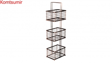 Полка прямоугольная трехэтажная Fixsen FX-852