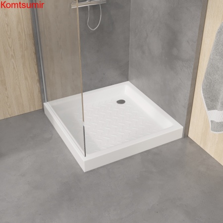 Душевой поддон квадратный керамический RGW CR 900