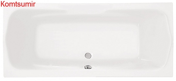 Ванна акриловая Santek Корсика прямоугольная 180х80, белая