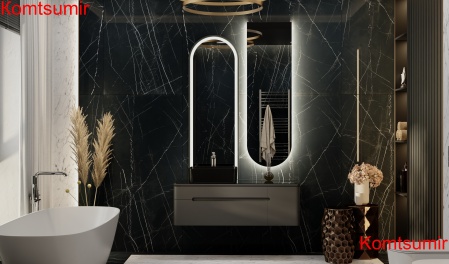 Тумба Shine 120  с Музыкальным Модулем подвесная антрацит