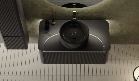 Тумба Lumino 100 подвесная Антрацит