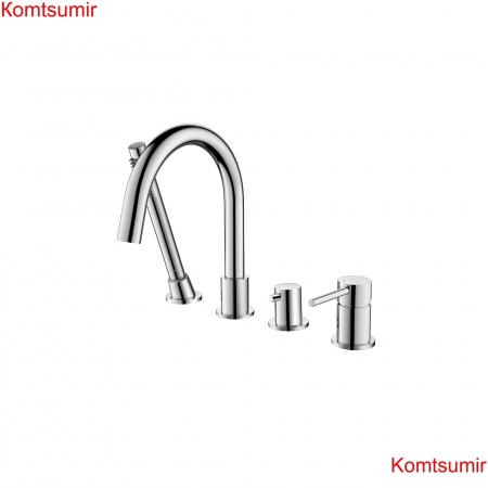 Смеситель на борт ванны на 4 отв. AQUATEK AQ1348CR ЕВРОПА