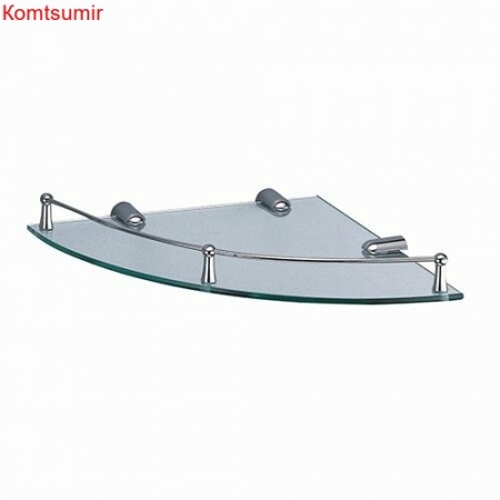 WasserKRAFT K-544 Полка стеклянная угловая