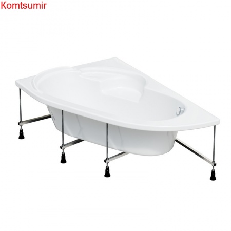 Corpanera Siena ванна асимметричная правая 170*110, белый