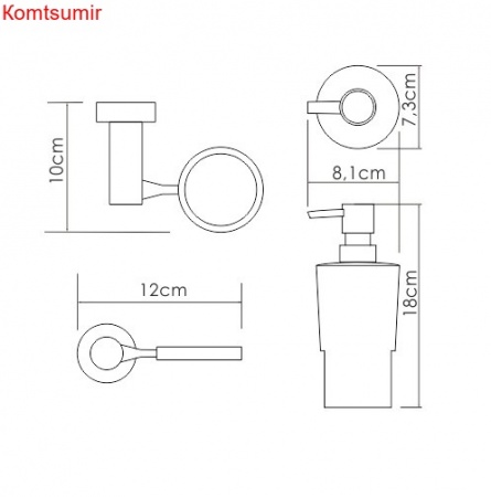WasserKRAFT K-28299 Дозатор для жидкого мыла