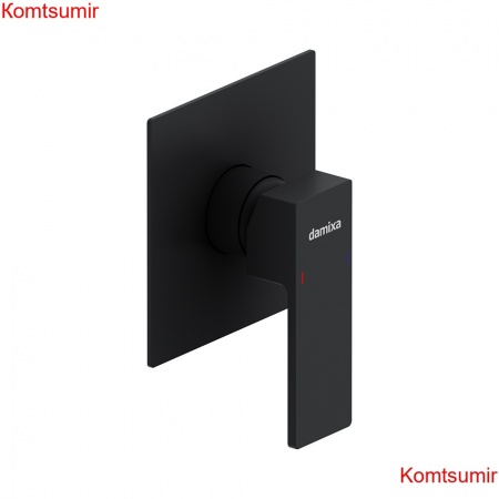 Damixa 537500300 Gala встраиваемый смеситель для душа, чёрный Damixa 537500300 Gala встраиваемый смеситель для душа, чёрный