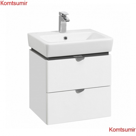 Тумба под раковину AQUATON Скай 60 подвесная, белая (1A238201SY010)