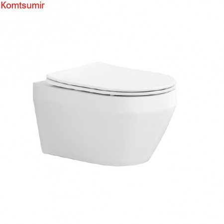 Унитаз безободковый Aquatek ЛЕЯ AQ1199-00, 490*360*320 мм, горизонтальный выпуск, тонкое сиденье с механизмом плавного закрывания, крепеж Унитаз безободковый Aquatek ЛЕЯ AQ1199-00, 490*360*320 мм, горизонтальный выпуск, тонкое сиденье с механизмом плавного закрывания, крепеж