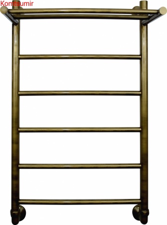 Полотенцесушитель водяной Двин F 80/50 1" - 1/2" состаренная бронза