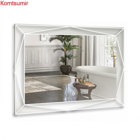 Зеркало Azario Креатив 800*600 LED подсветка, сенсор выкл Зеркало Azario Креатив 800*600 LED подсветка, сенсор выкл
