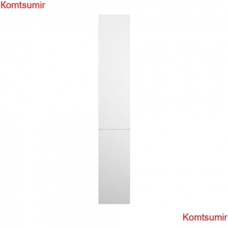 M90CHR0306WG GEM, шкаф-колонна, подвесной, правый, 30 см, двери, push-to-open, цвет: белый, глянец