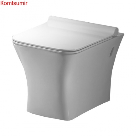 Унитаз подвесной Azario Trend 545х365х365 безободковый с сиденьем микролифт (AZ-2024)