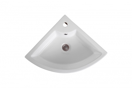 Раковина подвесная угловая AQUATEK AQ5166A-00 325*325*130 мм, универсальная установка