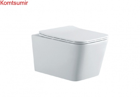 Унитаз подвесной безободковый AQUATEK ЛИБРА NEW AQ0530N-00 525*360*290 мм, горизонтальный выпуск, тонкое сиденье с механизмом плавного закрывания, крепеж Унитаз подвесной безободковый AQUATEK ЛИБРА NEW AQ0530N-00 525*360*290 мм, горизонтальный выпуск, тонкое сиденье с механизмом плавного закрывания, крепеж