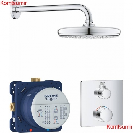 Душевая система Grohe Grohtherm с термостатом Хром (34728000)