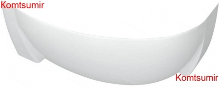 Экран (панель) фронтальный 150 левый Акватек Бетта белый