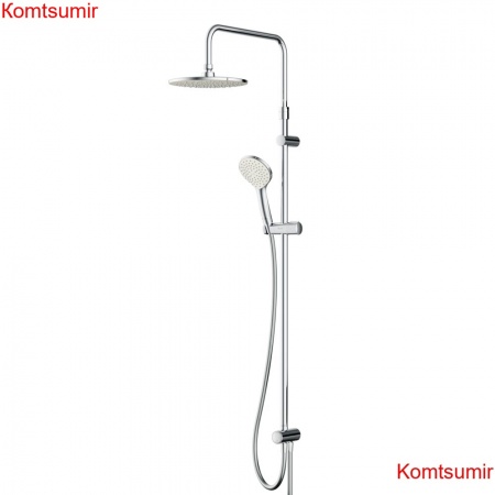 AM.PM F0790000 Gem душ.система, набор: верхн.душ d 220 мм, ручн.душ 1 ф-ция d 110 мм, переключатель, хром,