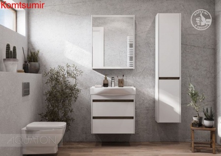 Пенал подвесной AQUATON НОРТОН правый, белый (1A249403NT01R)