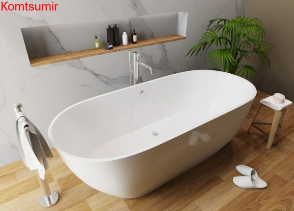 Ванна из искусственного камня Эстет Майами 180х78