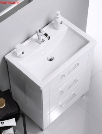 Тумба с раковиной Aqwella Manchester 80 напольная