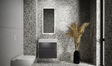 Тумба Brik 65 подвесная Антрацит