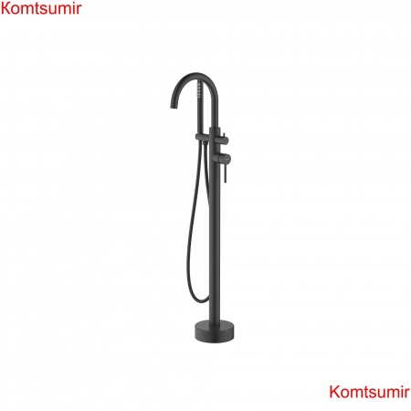 Смеситель для ванны напольный AQUATEK, матовый черный AQ1345MB ЕВРОПА