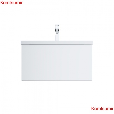 M90FHX07521WG GEM, База под раковину, подвесная, 75 см, 1 ящик push-to-open, цвет: белый, глянец