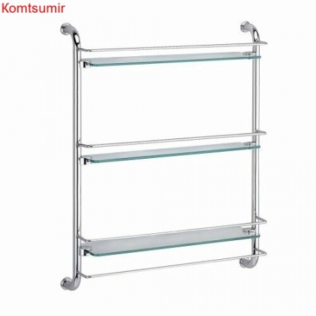 WasserKRAFT K-2033 Полка стеклянная тройная