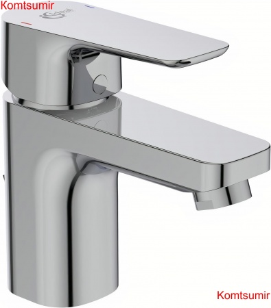 Смеситель для раковины Ideal Standard CERAPLAN III SLIM  с металлическим донным клапаном, хром (BC559AA)