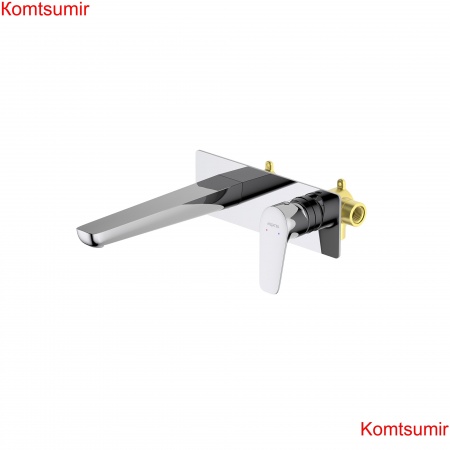 Смеситель для раковины настенный (внешняя и скрытая часть) AQUATEK AQ1113CR БЕТТА