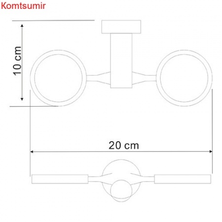 WasserKRAFT Donau C177 Держатель двойной