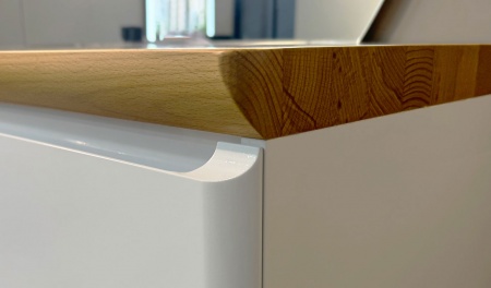 Тумба Solis new 100 подвесная Белая