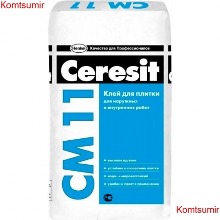 CERESIT CM 11 Клей для керамической плитки для пола и стен CERESIT CM 11 Клей для керамической плитки для пола и стен