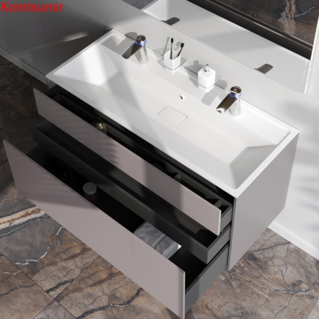 M50AFHX1203EGM Inspire V2.0, База под раковину, подвесная, 120 см, 3 ящика, push-to-open, элегантный