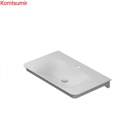 M30WPC0801WG Sensation, раковина мебельная , искусственный мрамор, 80 см, встроенная в столешницу, б