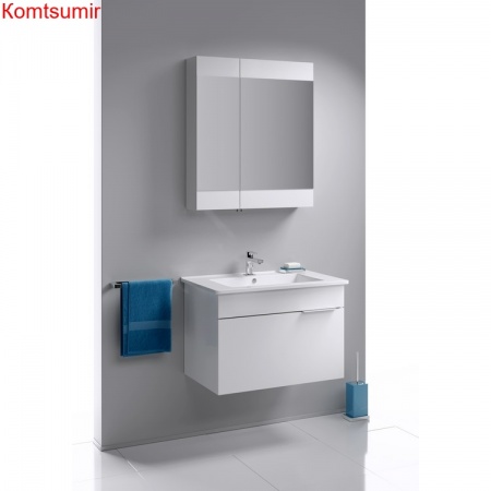 Подвесная тумба с раковиной Aqwella Brig 75см 