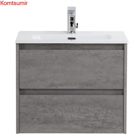 База под раковину подвесная BelBagno KRAFT 39-600/390-2C-SO-CG Cemento Grigio