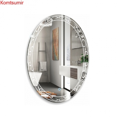 Зеркало Azario Нанси 570*770, LED-подсветка, сенсорный выключатель