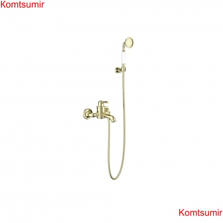 Смеситель для ванны с душевым набором AQUATEK, полир. золото AQ1549PG КЛАССИК