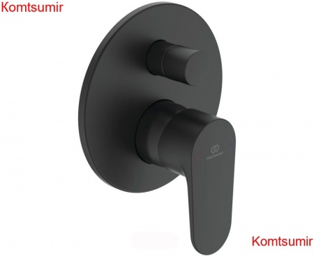 Смеситель для ванны Ideal Standard Silk Black Cerafine O, черный матовый, A7350XG