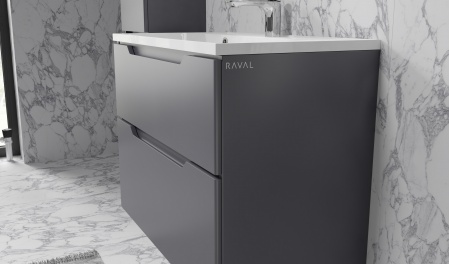 Тумба Wector 80 подвесная антрацит