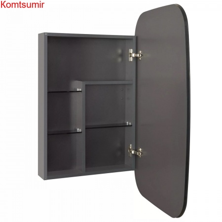 Зеркало-шкаф AQUATON Сохо 60 правая, графит (1A258302AJA0R)