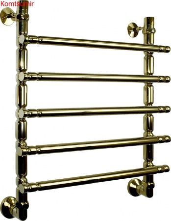 Полотенцесушитель водяной Двин Bubble 3 60/50 1"-3/4"-1/2" золотой хром