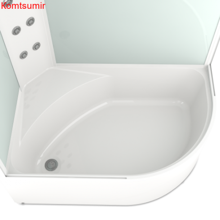 Душевая кабина Domani-Spa Delight 128high L/R (120*80) с гидромассажем