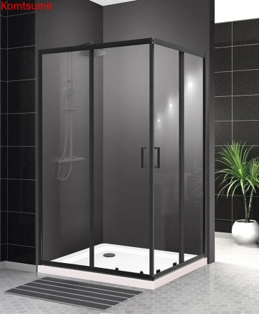 Душевой уголок BelBagno UNO-195-AH-2-100/80-C-NERO
